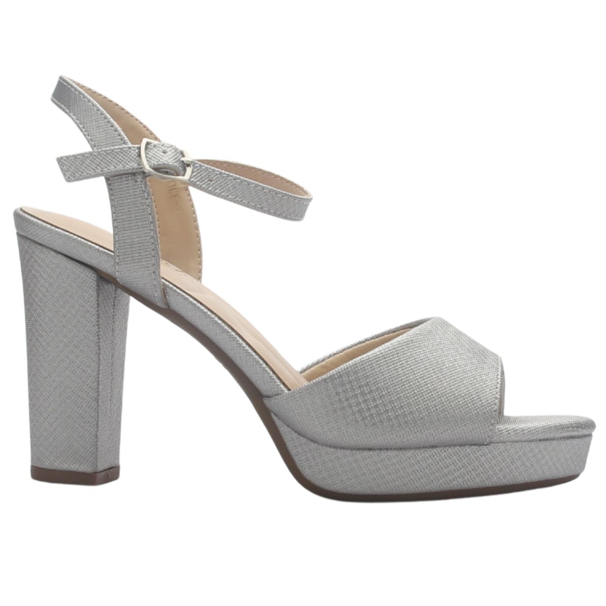 CHALADA - Sandalia Mujer Plateado Casual Chalada Voce-1
