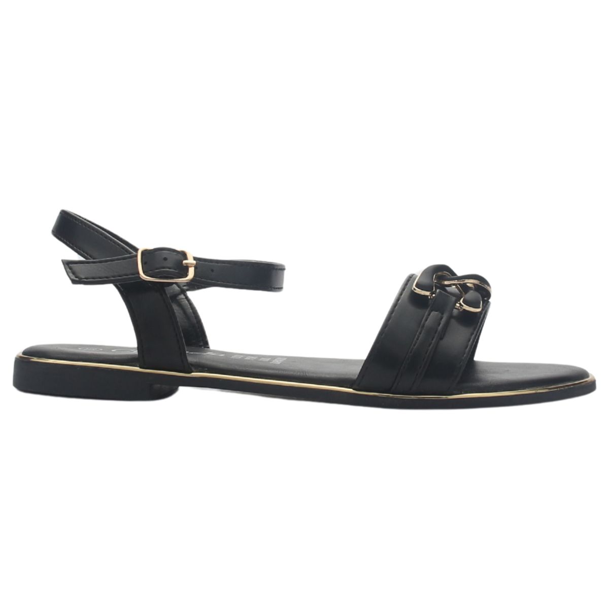 CHALADA - Sandalia Mujer Negro Casual Chalada Buckel-3