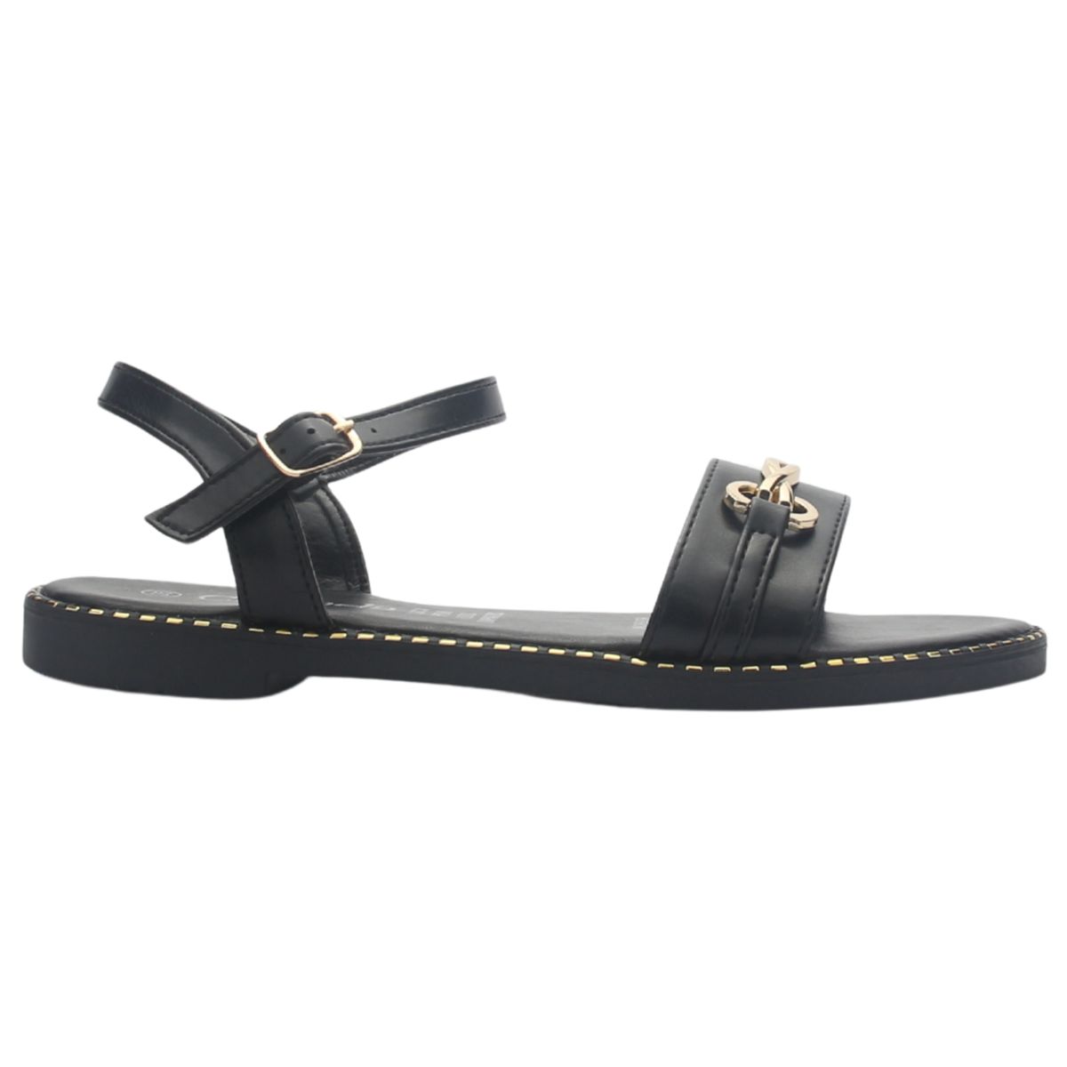 CHALADA - Sandalia Mujer Negro Casual Chalada Buckel-2