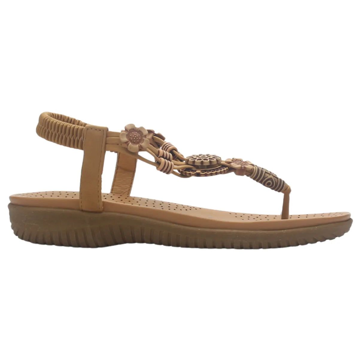 CHALADA - Sandalia Mujer Camel Casual Chalada Clara-10