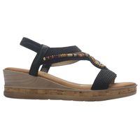 Sandalia Mujer Negro Casual Molina-1