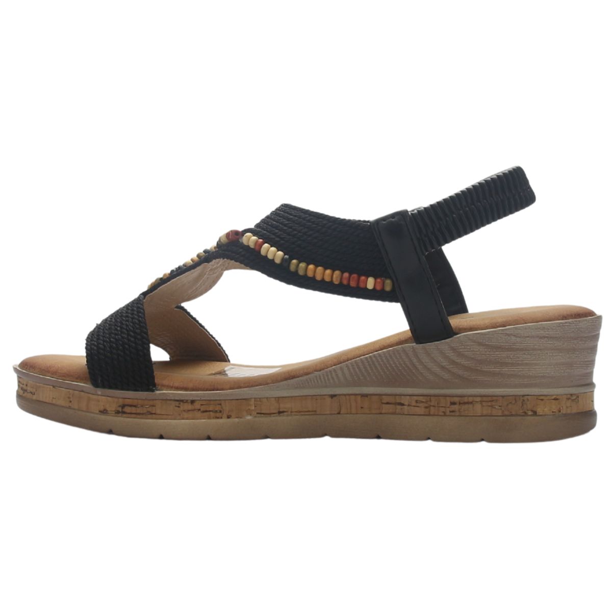 CHALADA - Sandalia Mujer Negro Casual Chalada Molina-1