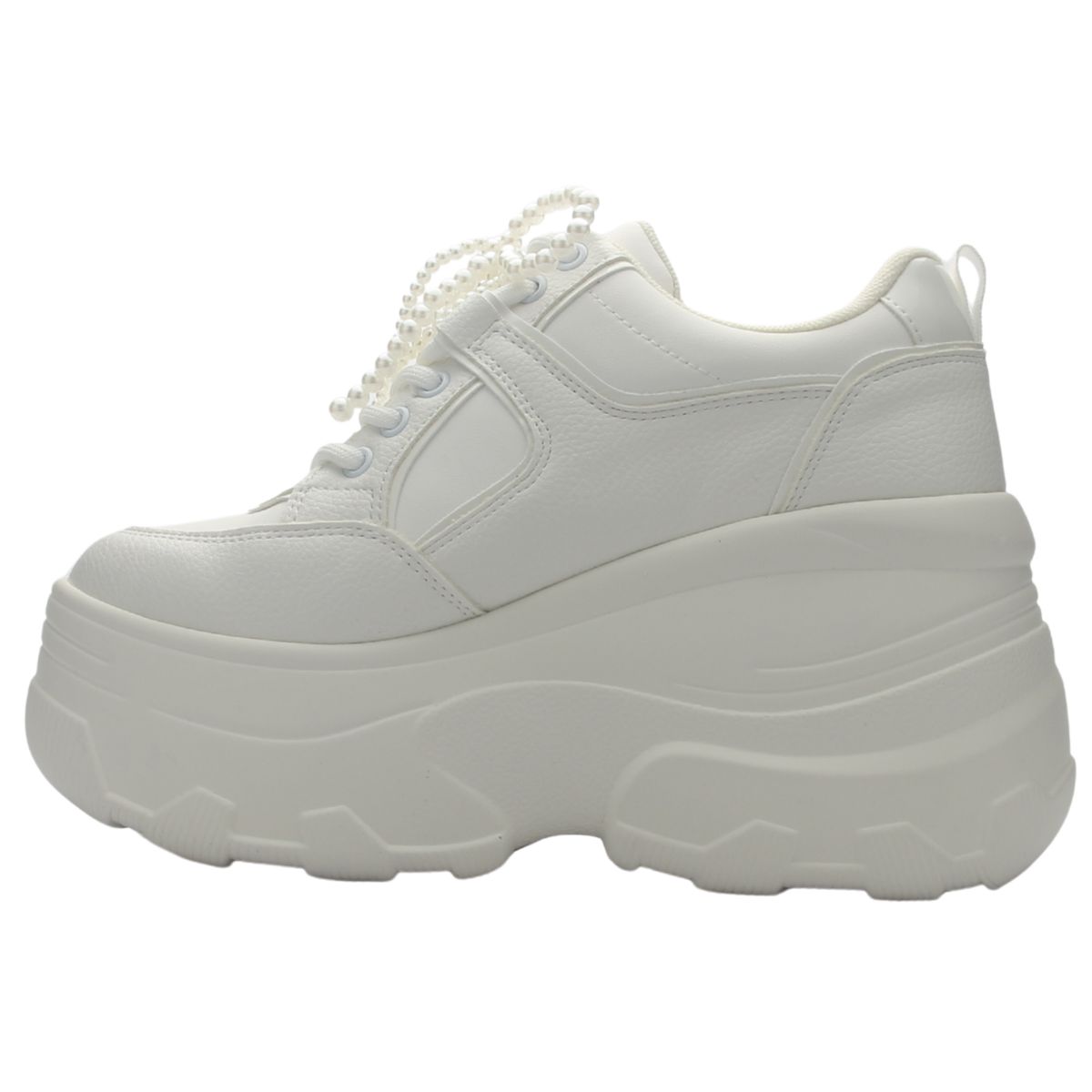 CHALADA - Zapatilla Mujer Blanco Urbano Chalada Nake-3