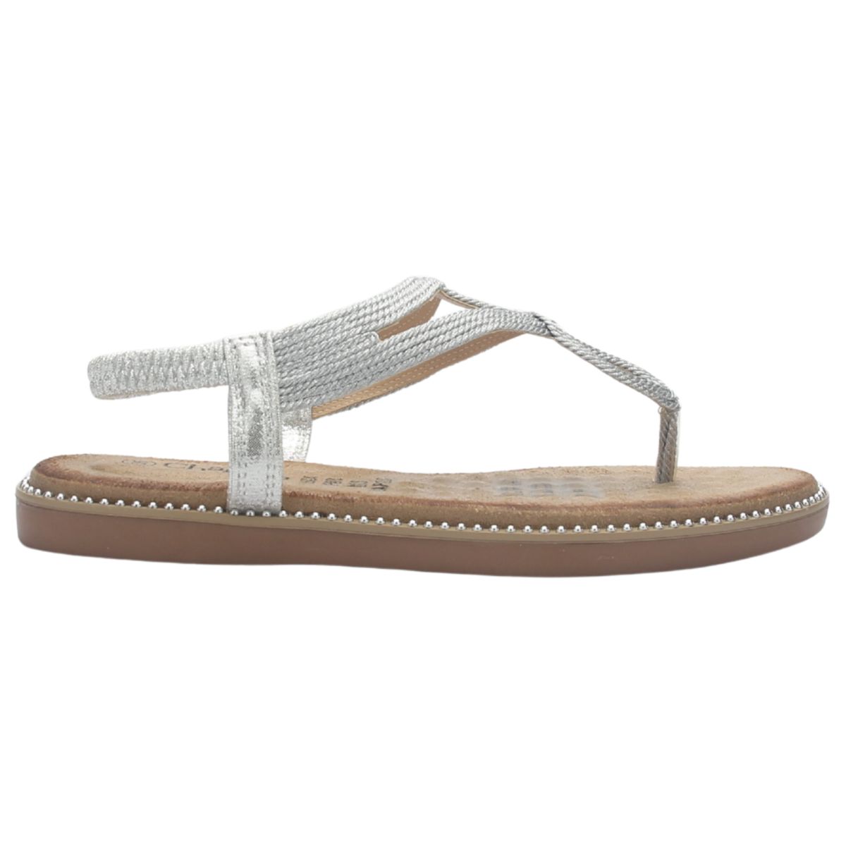 CHALADA - Sandalia Mujer Plateado Casual Chalada Angui-1