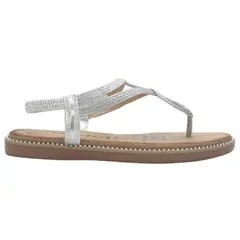 CHALADA - Sandalia Mujer Plateado Casual Angui-1