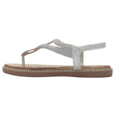 Imagen 2 del producto Sandalia Mujer Plateado Casual Angui-1