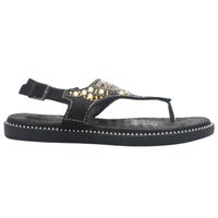 Sandalia Mujer Negro Casual Angui-2