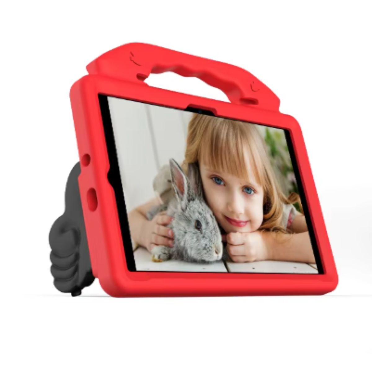 GENERICO - Carcasa Niños Antigolpes Para Tablet Samsung A11 Plus Rojo