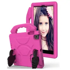 GENERICO - Carcasa Niños Antigolpes Para Tablet Samsung A11 Plus Fucsia