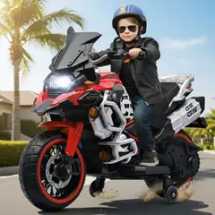 HOMEBRANDT - Auto Moto Electrica Niños Tipo Bmw Grande Bateria Duradera