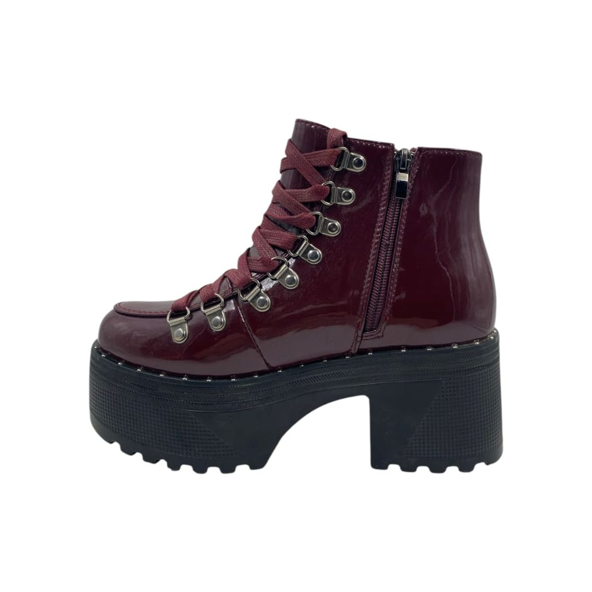 HERIEL - Botín Burdeos Plataforma Mujer