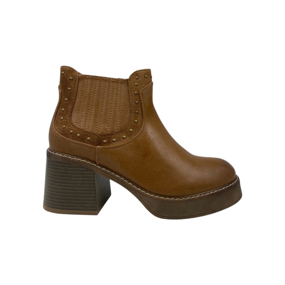 HERIEL - Botín Café Tachas Mujer