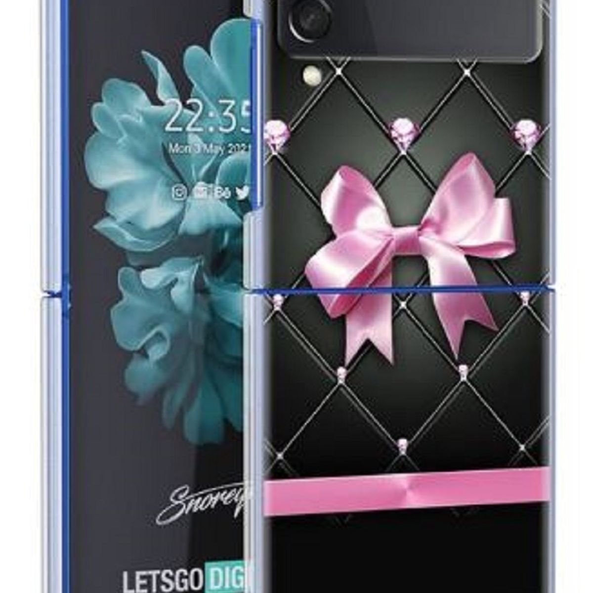 GENERICO - Carcasa Para Samsung Z Flip 3 Nuevas Rigida Diseño Elegante/8