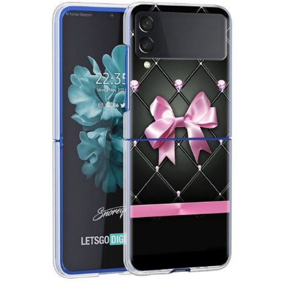 GENERICO - Carcasa Para Samsung Z Flip 3 Nuevas Rigida Diseño Elegante/8