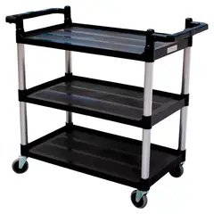 GENERICO - Carro Servicio Multiuso 3 Bandejas 85Kg Soin