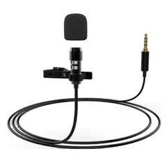 FIFINE - Micrófono Lavalier para iPhoneAndroid C2