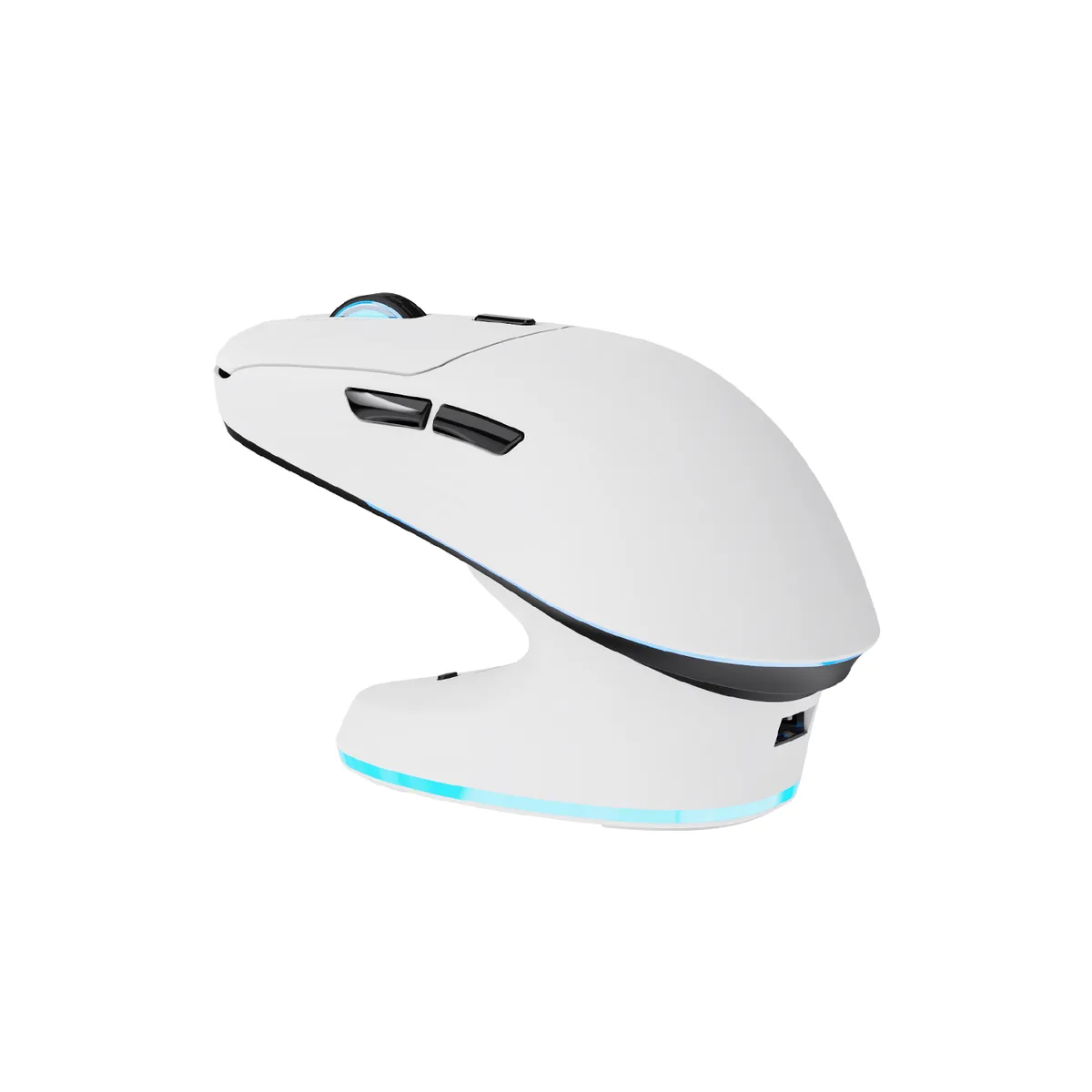 THUNDEROBOT - Mouse Gamer inalámbrico Thunderobot ML7 con Base de Carga RGB