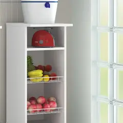 TECNOMOBILI - Frutero blanco 76,5 X 31,5 X 38,5 cm espesor 15mm