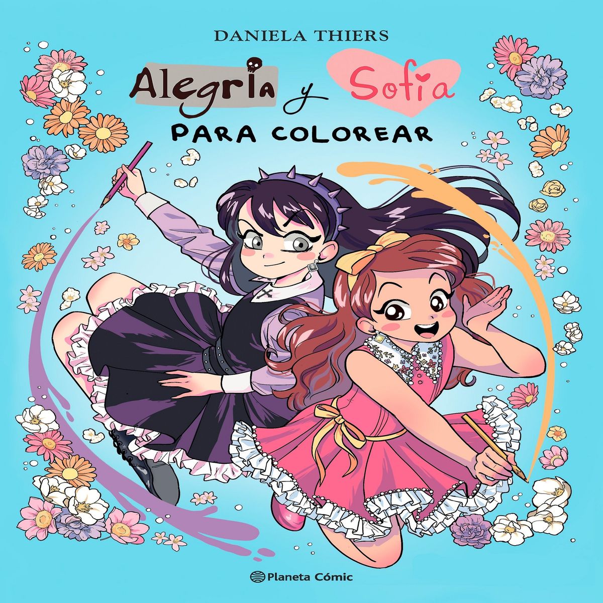 HITWAY MUSIC - ALEGRÍA Y SOFÍA PARA COLOREAR TAPA BLANDA - DANIELA THIERS - LIBRO
