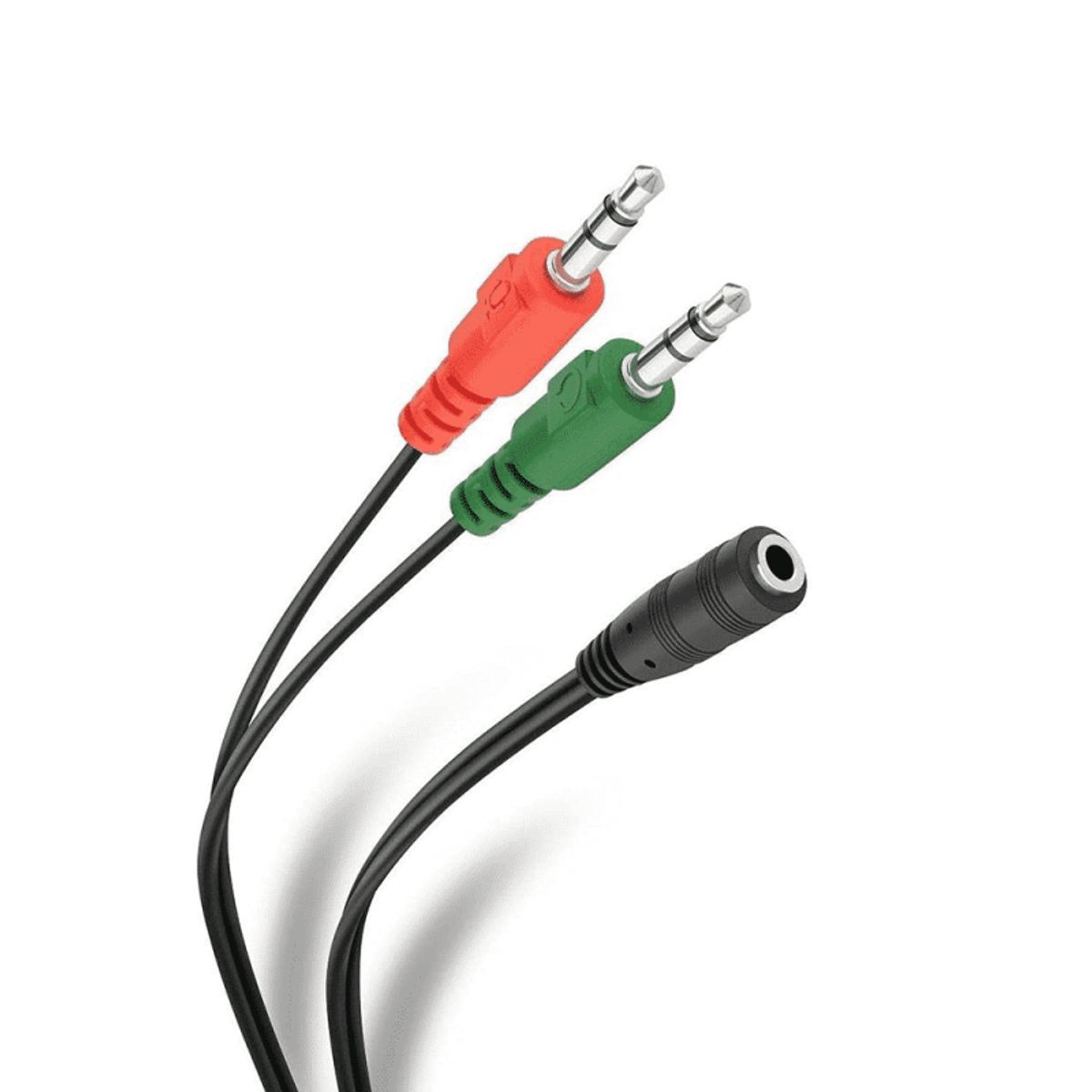 GENERICO - Cable de audio 3.5mm hembra a 2 x 3.5mm macho splitter