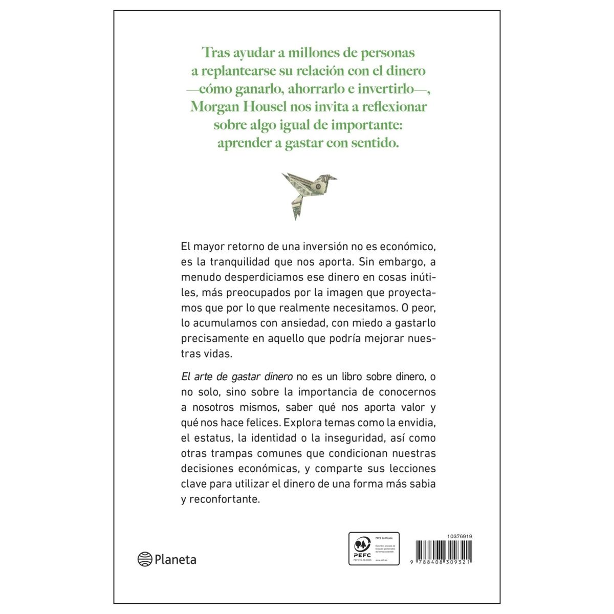 HITWAY MUSIC - EL ARTE DE GASTAR DINERO TAPA BLANDA - MORGAN HOUSEL - LIBRO