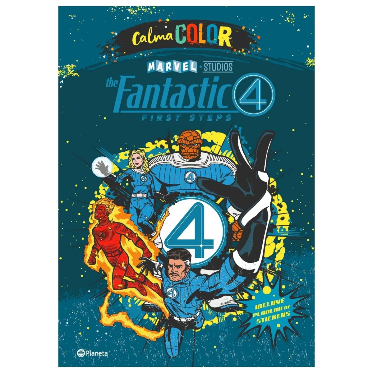 HITWAY MUSIC - CALMA COLOR LOS 4 FANTÁSTICOS PRIMEROS PASOS TAPA BLANDA - MARVEL - LIBRO
