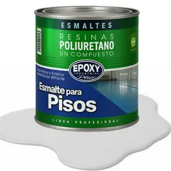 EPOXY - PINTURA ALTO TRAFICO PU 1K - ESMALTE CANCHAS - 1L GRIS CLARO