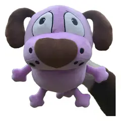 GENERICO - Peluche 23cm Perro Coraje M1 Vintage Dibujo Nostalgia