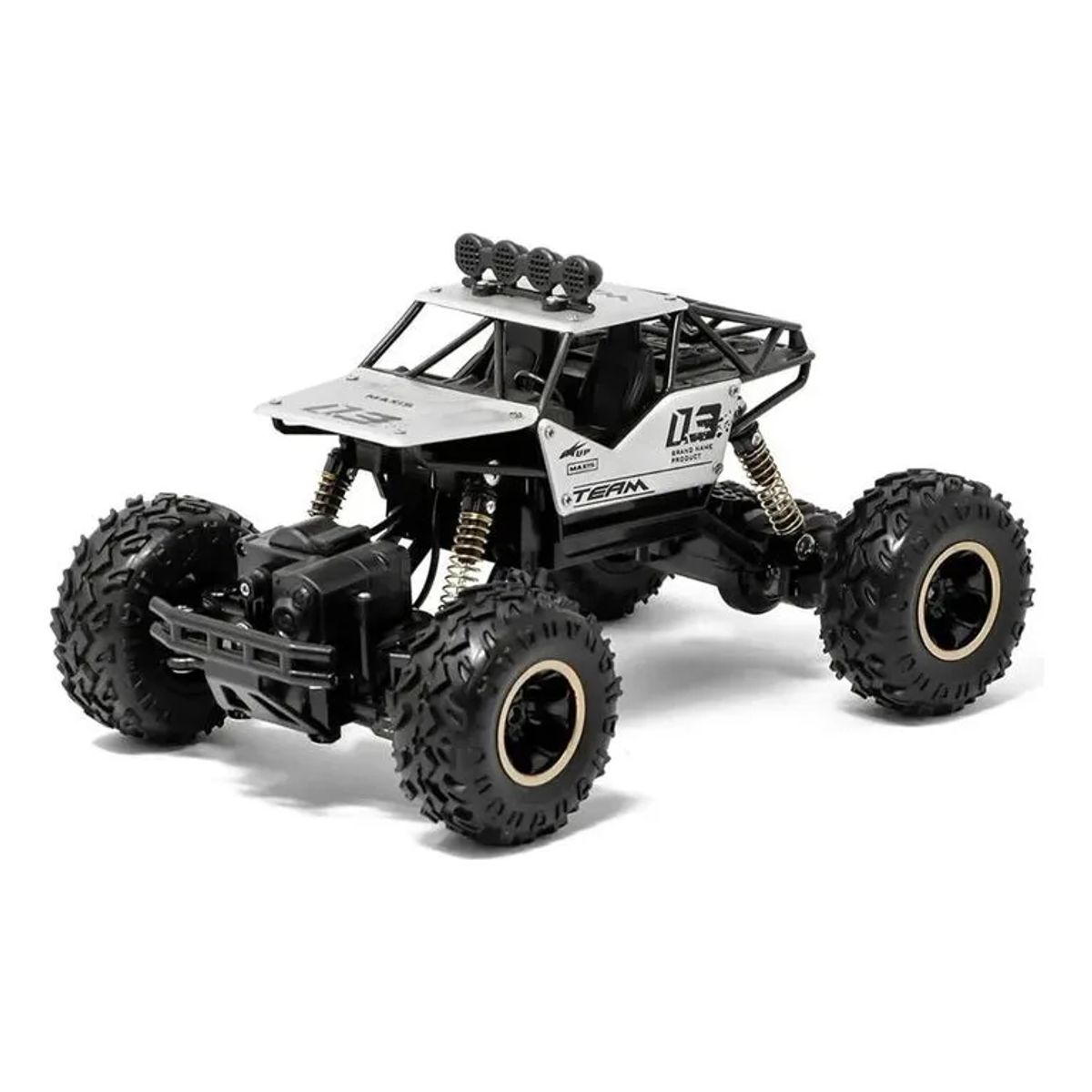 GENERICO - Auto 4x4 Rally Racing A Control Remoto Recargable Plateado