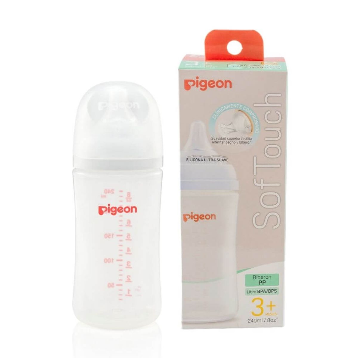 PIGEON - Biberón Softouch Pigeon Pp 240ml