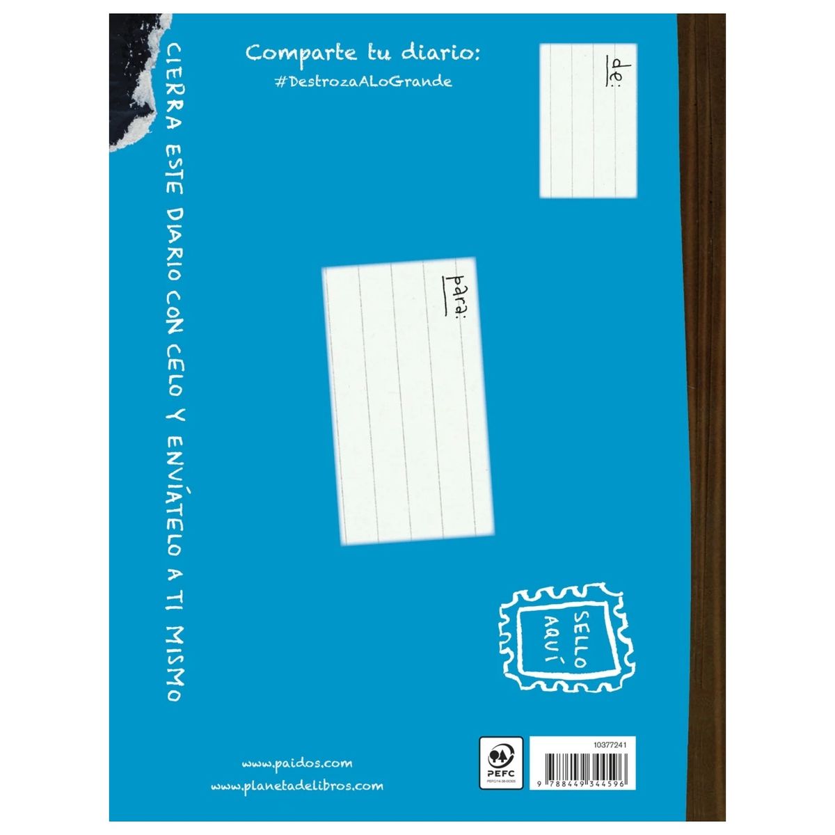 HITWAY MUSIC - DESTROZA ESTE DIARIO A LO GRANDE - AZUL FLÚOR TAPA BLANDA - KERI SMITH - LIBRO