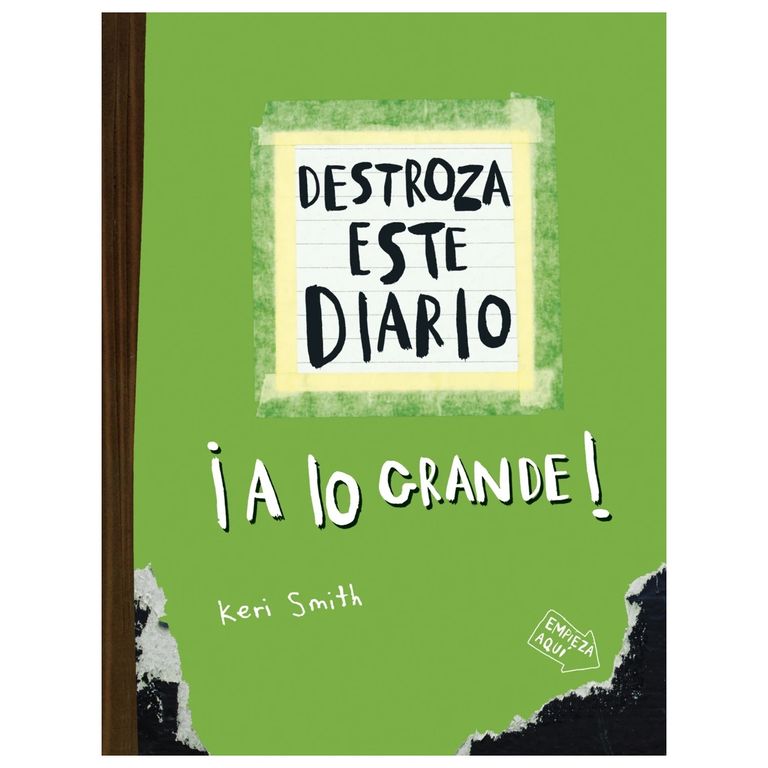 DESTROZA ESTE DIARIO A LO GRANDE - VERDE FLUOR TAPA BLANDA - KERI SMITH - LIBRO