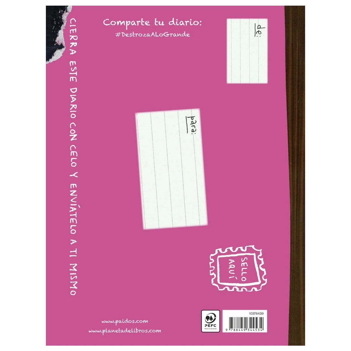 HITWAY MUSIC - DESTROZA ESTE DIARIO A LO GRANDE - ROSA FLÚOR TAPA BLANDA - KERI SMITH - LIBRO