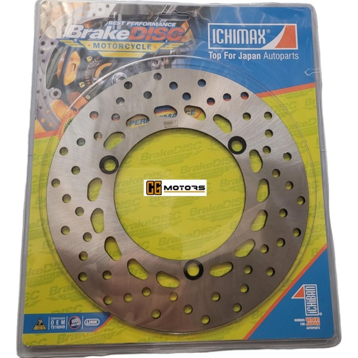 GENERICO - Disco Freno Delantero Para Yamaha Nmax 155 Japonés