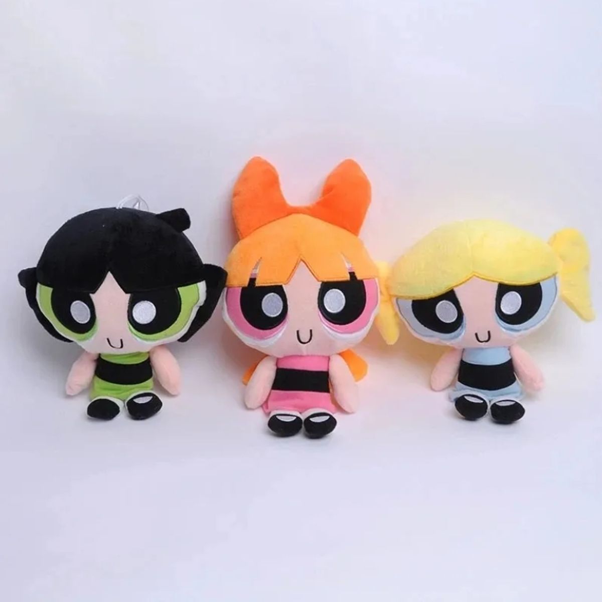 GENERICO - Pack 3 Peluches Chicas Superpoderosas, Bombón, Burbuja Bellota