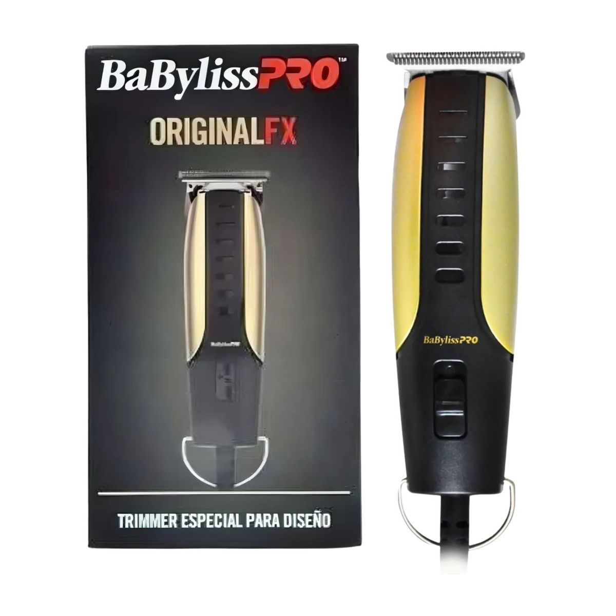 BABYLISS PRO - Desvelladora Babyliss Pro Fx765 Trimmer Precisión Gold