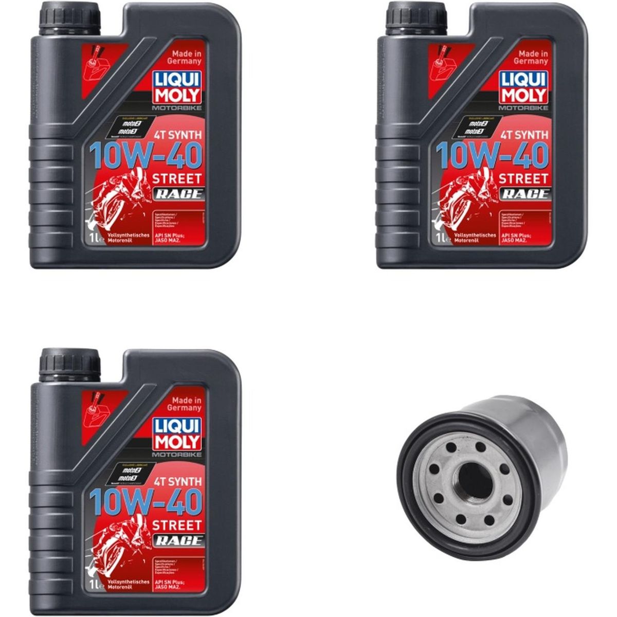 LIQUI MOLY - Kit Mantencion Zongshen Rx3s (400cc) / 3l + Filtro Original