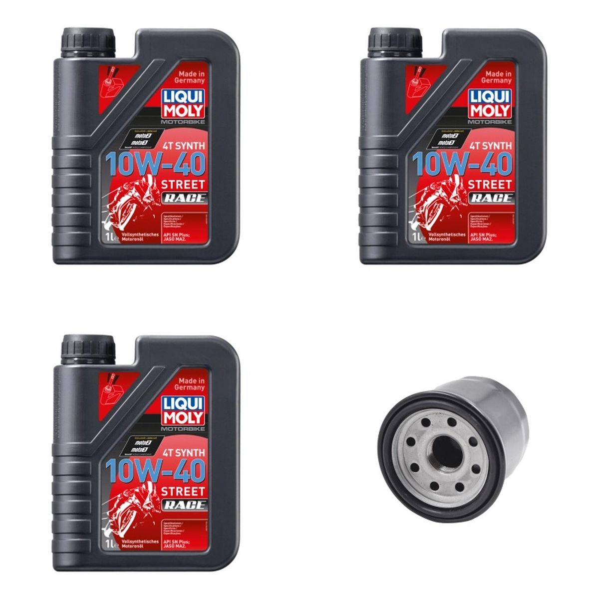 LIQUI MOLY - Kit Mantencion Zongshen Rx3s (400cc) / 3l + Filtro Original