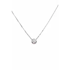 JOYAS LANDEROS - Collar Punto de Luz Circular de 6mm