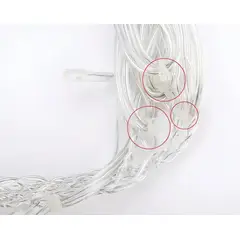 GENERICO - Guirnalda Navidad Usb Estrellas Lunas Cortina De Luces Led