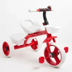 ROYAL BABY - Triciclo Unisex Blanco Rojo