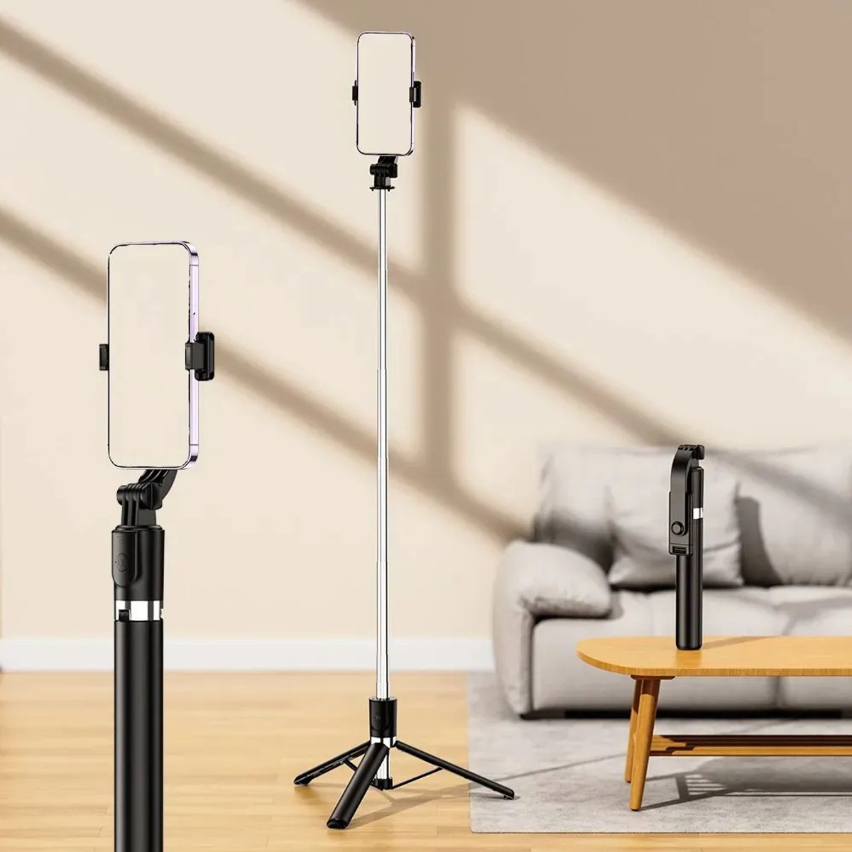 GENERICO - Trípode Y Palo De Selfie 17m Rotación 360° Para Celular