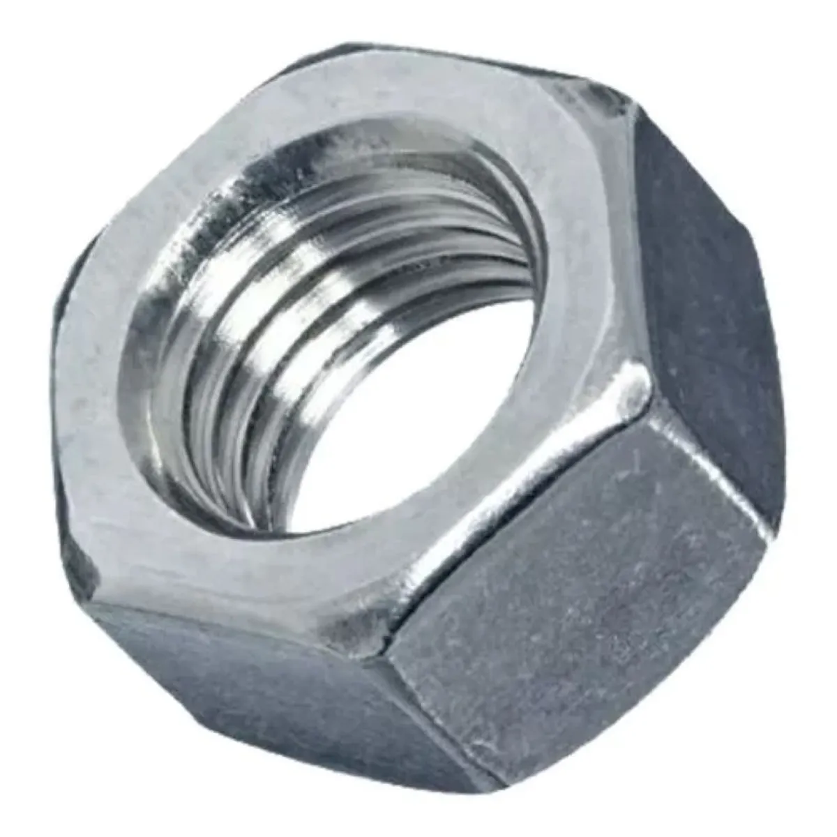 METALFER - Tuerca Zn 5/8" 100 Unidades