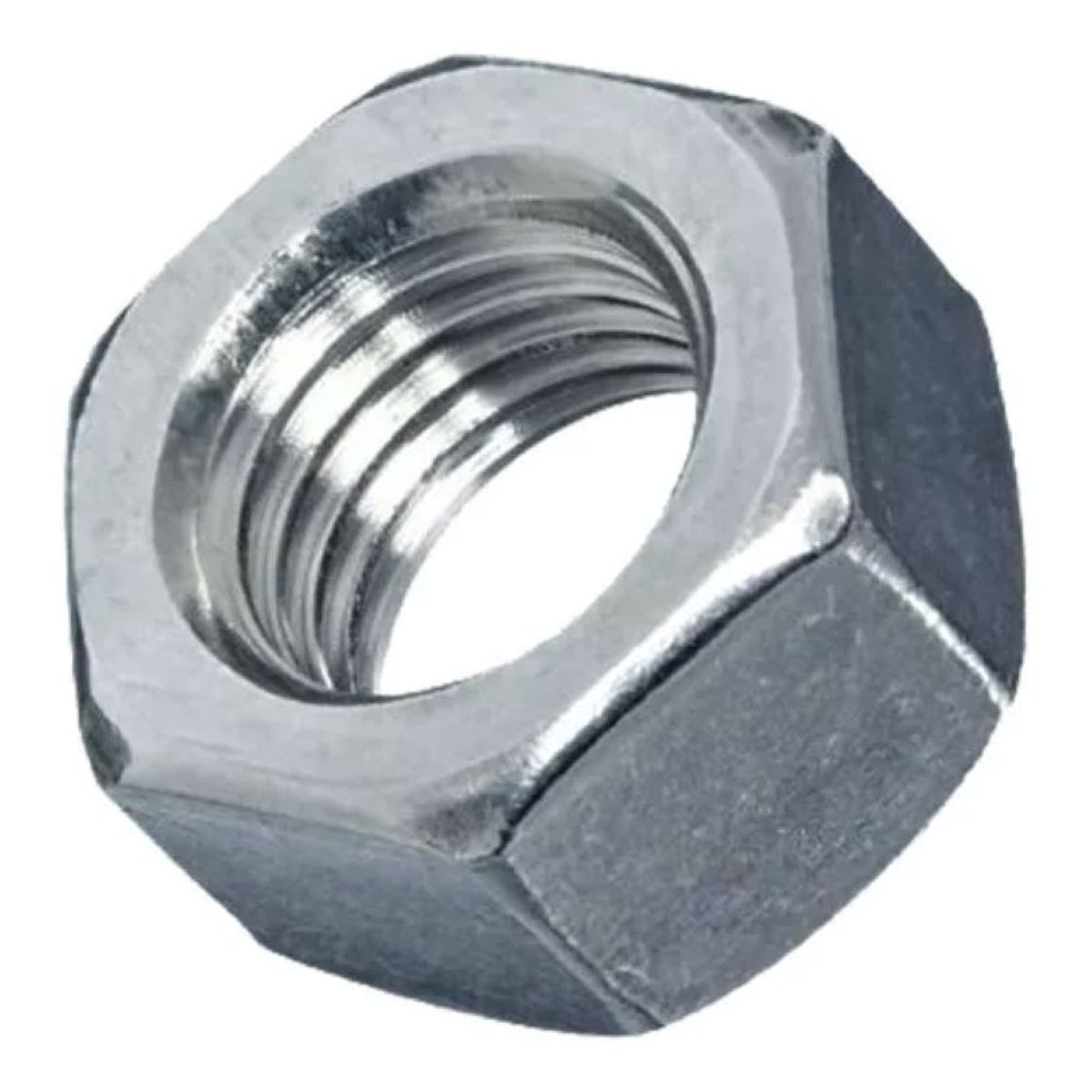 METALFER - Tuerca Zn 1" 100 Unidades