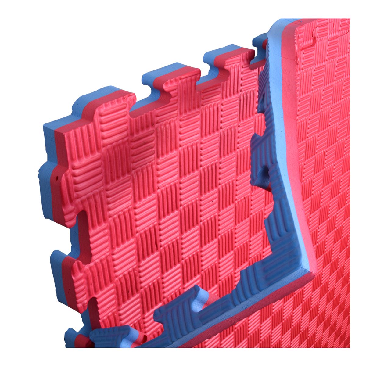 BESTAMERICA - TATAMI UNIDAD GOMA EVA 1MT1MT 25MM ROJOAZUL CW-11CH-2