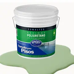 EPOXY - PINTURA ALTO TRAFICO PU 1K - ESMALTE CANCHAS - TINETA 4G VERDE SALVIA