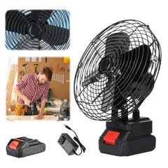 GENERICO - Ventilador 5 Aspas con Batería +Cargador- Portátil, Inalámbrico, Ligero y Potente.