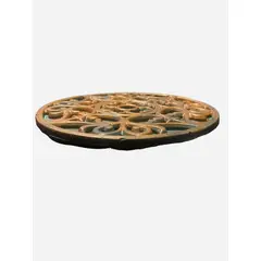 TAROT CHURRUCA OFICIAL - Plato decorativo cemento metalizado oxido