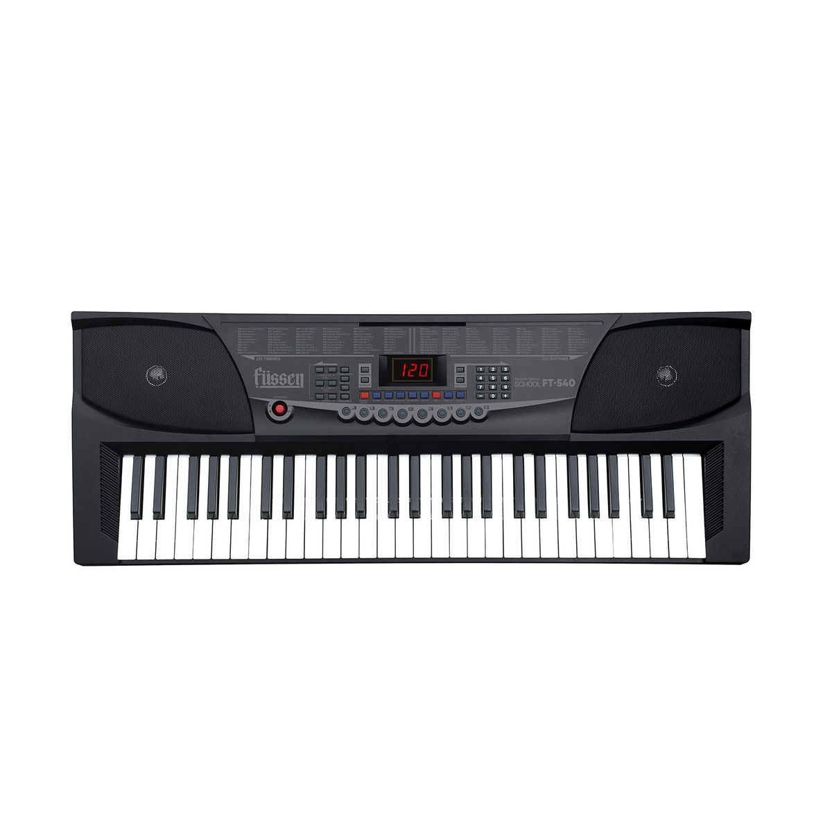 MLAB - Teclado Electric School 54 Teclas Color Negro FT 540 / Fussen - 9578