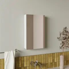 TUHOME - Botiquin Para Baño Lumo 505x40x122 Cm Blanco Con Espejo